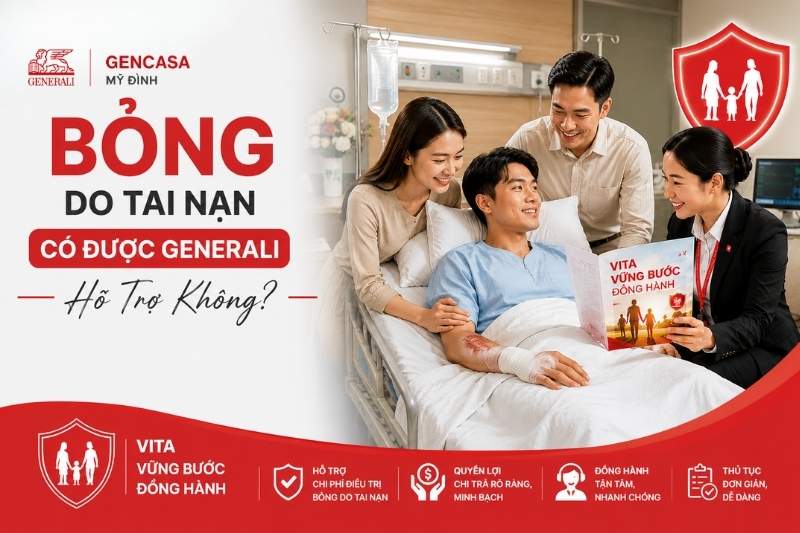 Bỏng Do Tai Nạn Có Được Generali Hỗ Trợ Không?