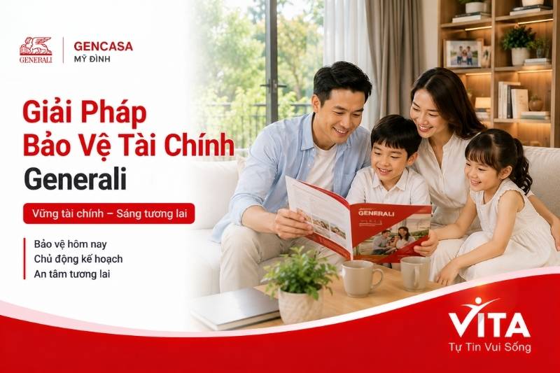 Giải Pháp Bảo Vệ Tài Chính Generali 2026 | Gencasa Mỹ Đình