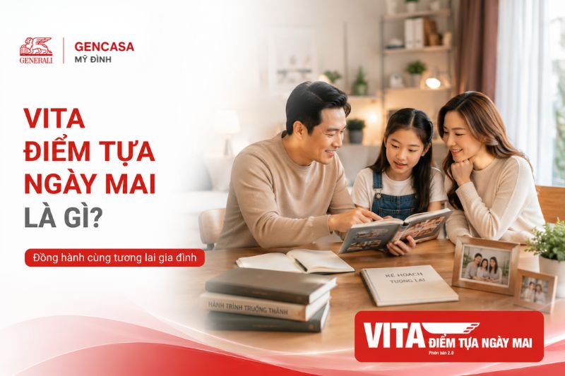 VITA Điểm Tựa Ngày Mai Là Gì? Quyền Lợi Generali 2026 | Gencasa Mỹ Đình