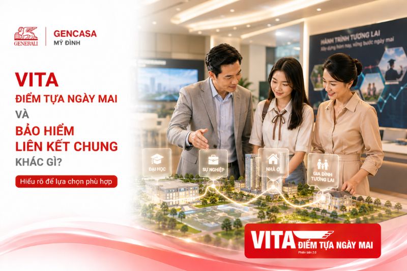 VITA Điểm Tựa Ngày Mai Và Bảo Hiểm Liên Kết Chung Khác Gì?