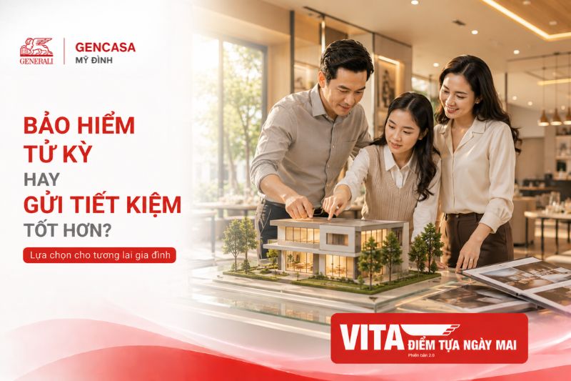 Bảo Hiểm Tử Kỳ Hay Gửi Tiết Kiệm Tốt Hơn?  | Gencasa Mỹ Đình