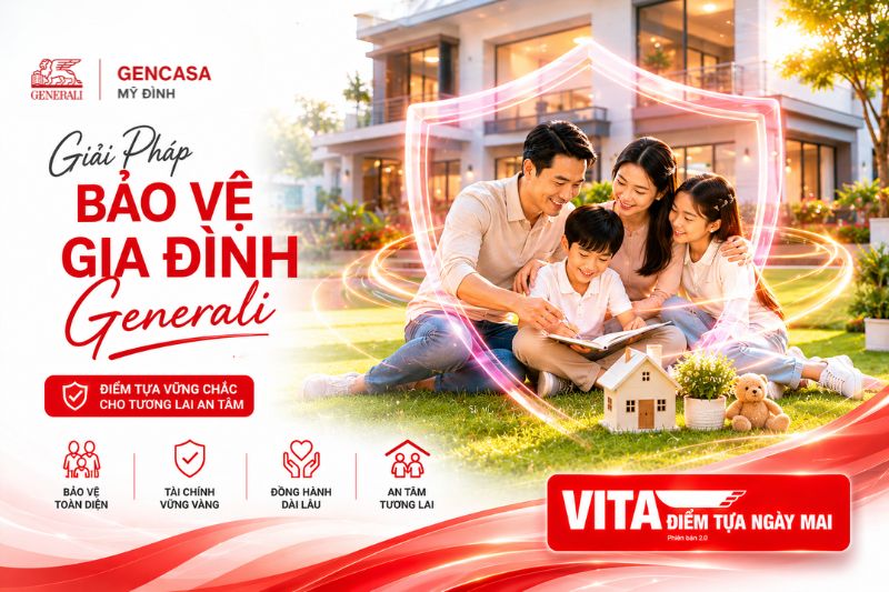 Giải Pháp Bảo Vệ Gia Đình Generali 2026 | Gencasa Mỹ Đình