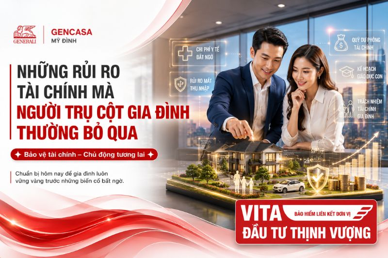 Những Rủi Ro Tài Chính Mà Người Trụ Cột Gia Đình Thường Bỏ Qua