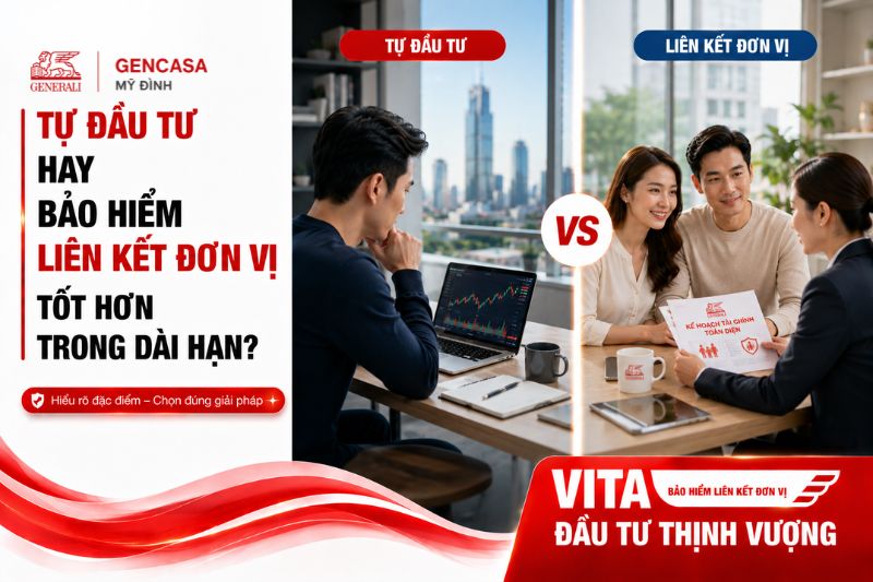 Tự Đầu Tư Hay Bảo Hiểm Liên Kết Đơn Vị Tốt Hơn Trong Dài Hạn?