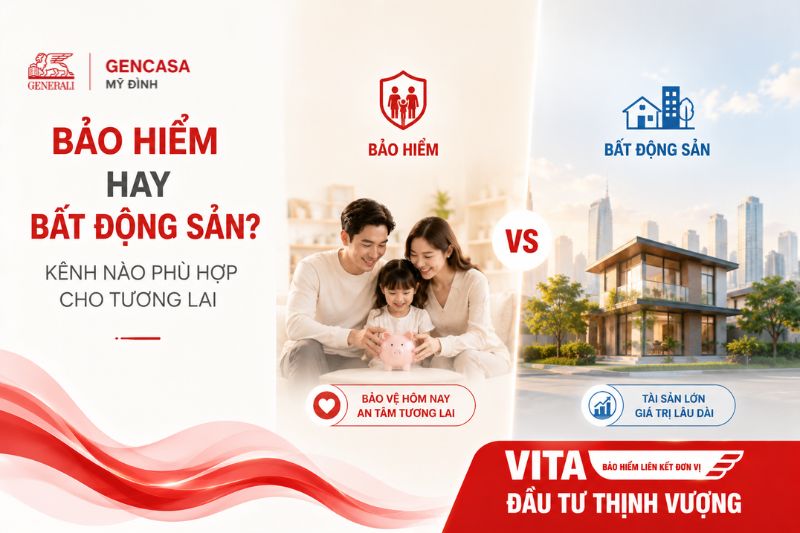 Bảo Hiểm Hay Bất Động Sản? Kênh Nào Phù Hợp Cho Tương Lai 2026?