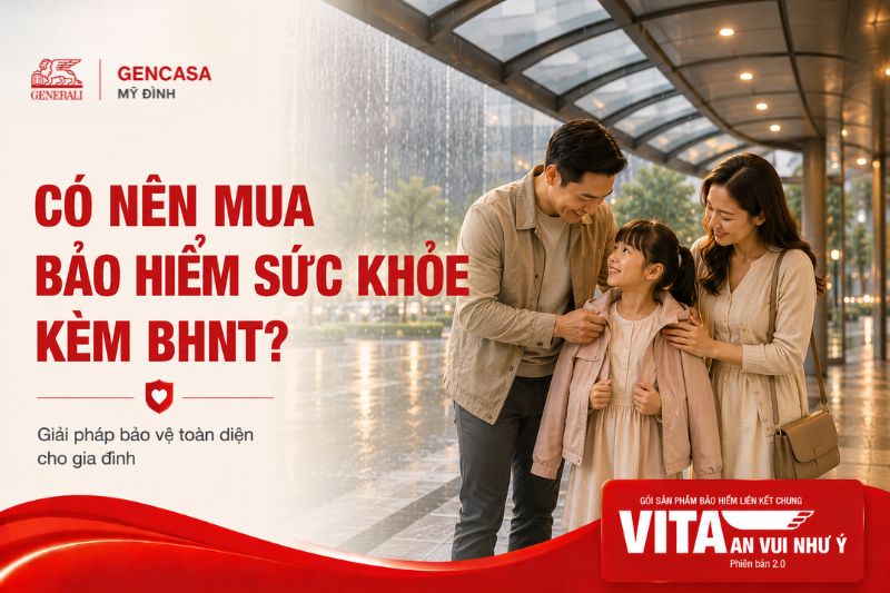 Có Nên Mua Bảo Hiểm Sức Khỏe Kèm BHNT? | Gencasa Mỹ Đình