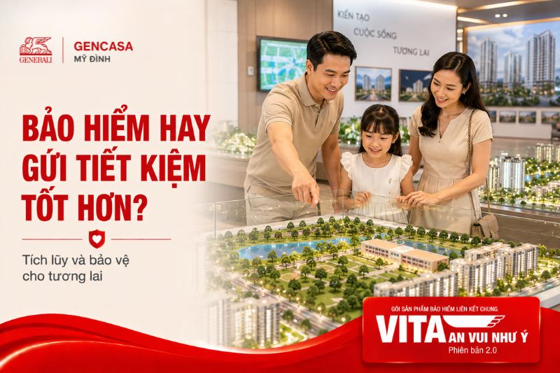 Bảo Hiểm Hay Gửi Tiết Kiệm Tốt Hơn? | Gencasa Mỹ Đình