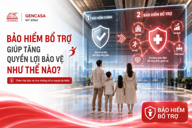 Bảo Hiểm Bổ Trợ Giúp Tăng Quyền Lợi Bảo Vệ Như Thế Nào Năm 2026?
