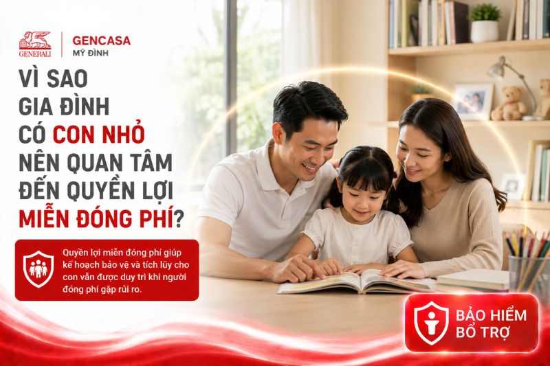 Vì Sao Gia Đình Có Con Nhỏ Nên Quan Tâm Đến Quyền Lợi Miễn Đóng Phí?