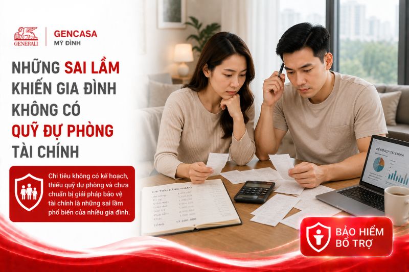 Những Sai Lầm Khiến Gia Đình Không Có Quỹ Dự Phòng Tài Chính
