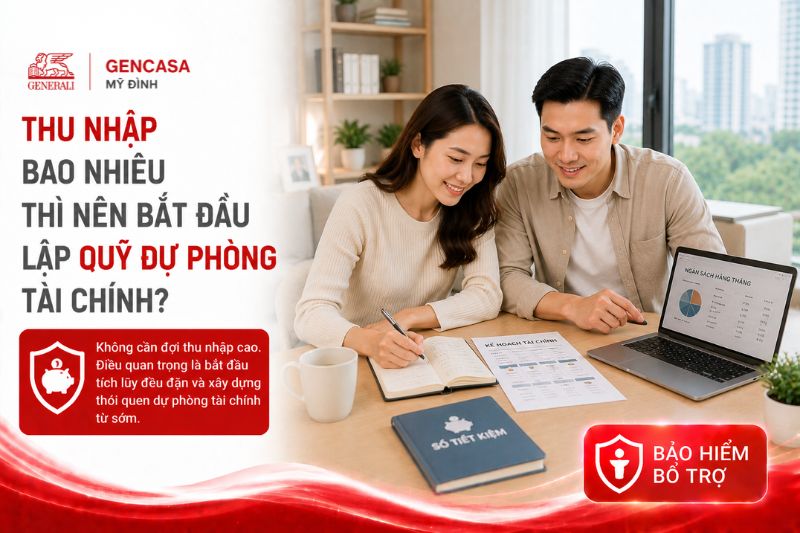 Thu Nhập Bao Nhiêu Thì Nên Bắt Đầu Lập Quỹ Dự Phòng Tài Chính?