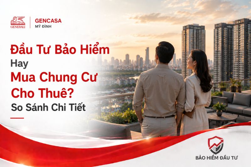 Đầu Tư Bảo Hiểm Hay Mua Chung Cư Cho Thuê? So Sánh Chi Tiết 2026