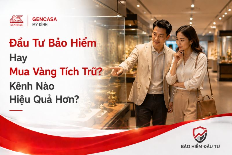 Đầu Tư Bảo Hiểm Hay Mua Vàng Tích Trữ? Kênh Nào Hiệu Quả Hơn?