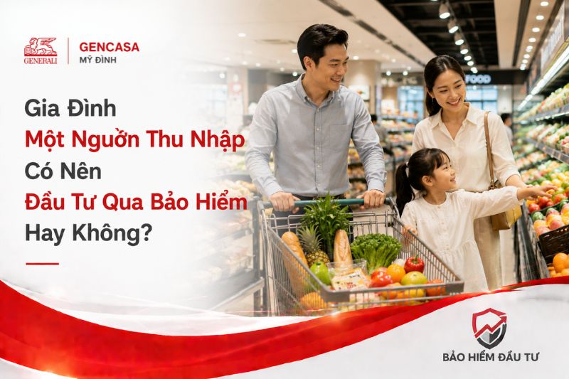 Gia Đình Một Nguồn Thu Nhập Có Nên Đầu Tư Qua Bảo Hiểm Hay Không?