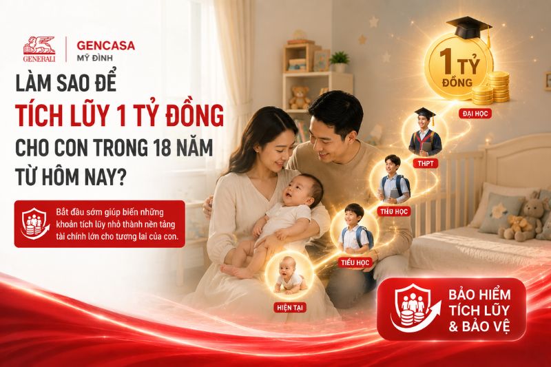 Làm Sao Để Tích Lũy 1 Tỷ Đồng Cho Con Trong 18 Năm Từ Hôm Nay?