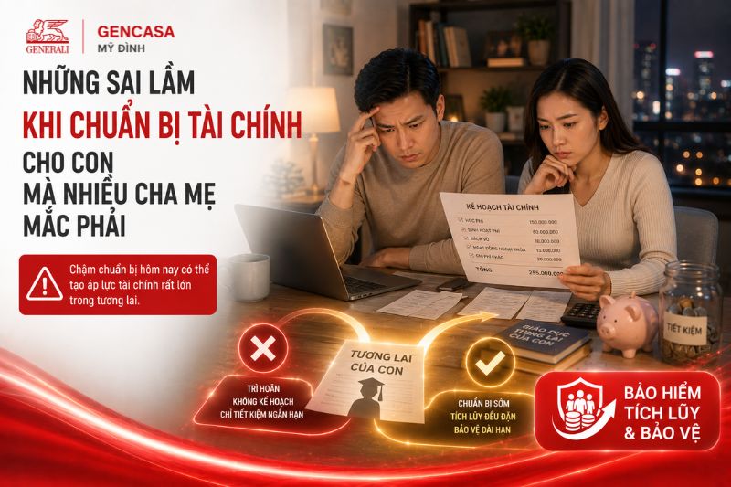 Những Sai Lầm Khi Chuẩn Bị Tài Chính Cho Con Mà Nhiều Cha Mẹ Mắc Phải