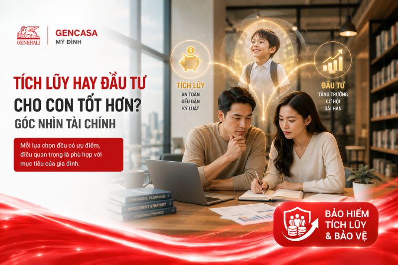 Tích Lũy Hay Đầu Tư Cho Con Tốt Hơn? Góc Nhìn Tài Chính Năm 2026