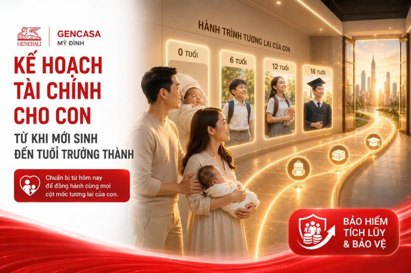 Kế Hoạch Tài Chính Cho Con Từ Khi Mới Sinh Đến Tuổi Trưởng Thành