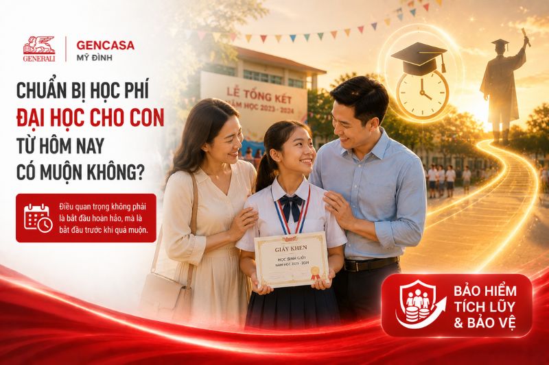 Chuẩn Bị Học Phí Đại Học Cho Con Từ Hôm Nay Có Muộn Không?