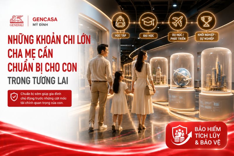 Những Khoản Chi Lớn Cha Mẹ Cần Chuẩn Bị Cho Con Trong Tương Lai