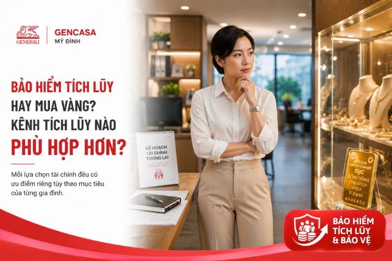 Bảo Hiểm Tích Lũy Hay Mua Vàng? Kênh Tích Lũy Nào Phù Hợp Hơn?