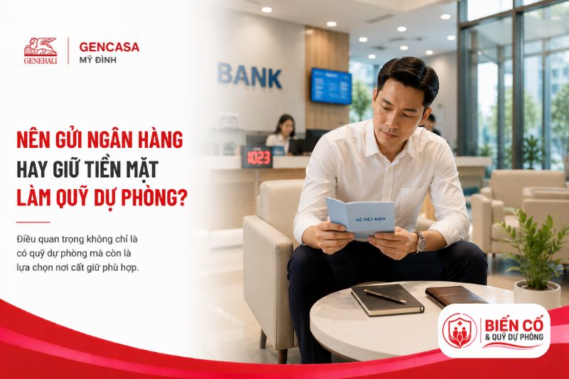Nên Gửi Ngân Hàng Hay Giữ Tiền Mặt Làm Quỹ Dự Phòng Năm 2026?
