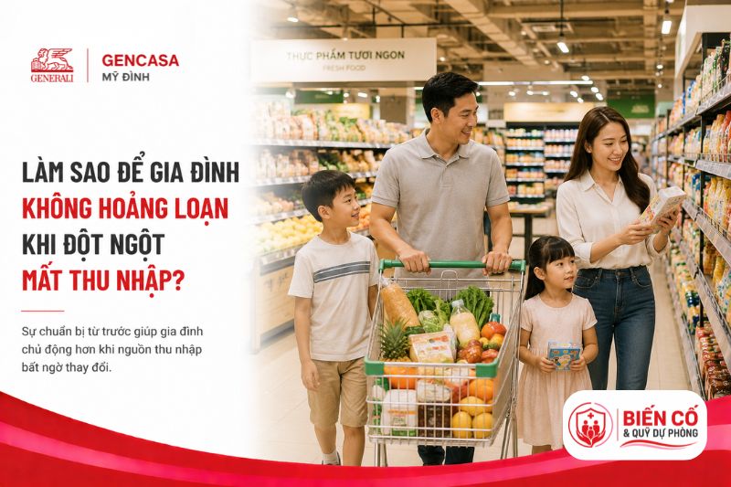 Làm Sao Để Gia Đình Không Hoảng Loạn Khi Đột Ngột Mất Thu Nhập?