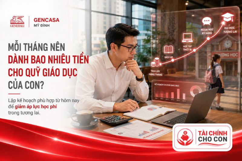 Mỗi Tháng Nên Dành Bao Nhiêu Tiền Cho Quỹ Giáo Dục Của Con?