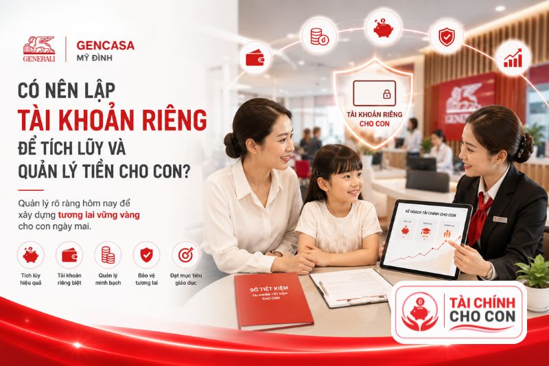 Có Nên Lập Tài Khoản Riêng Để Tích Lũy Và Quản Lý Tiền Cho Con?