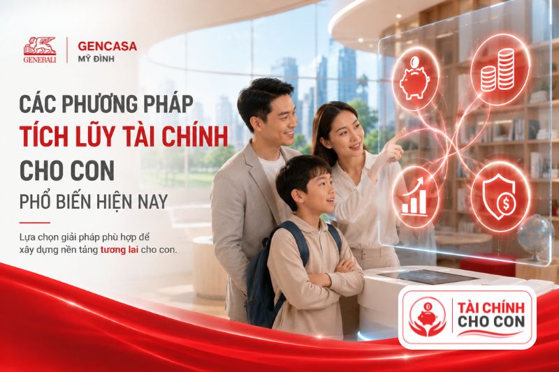 Các Phương Pháp Tích Lũy Tài Chính Cho Con Phổ Biến Hiện Nay Năm 2026