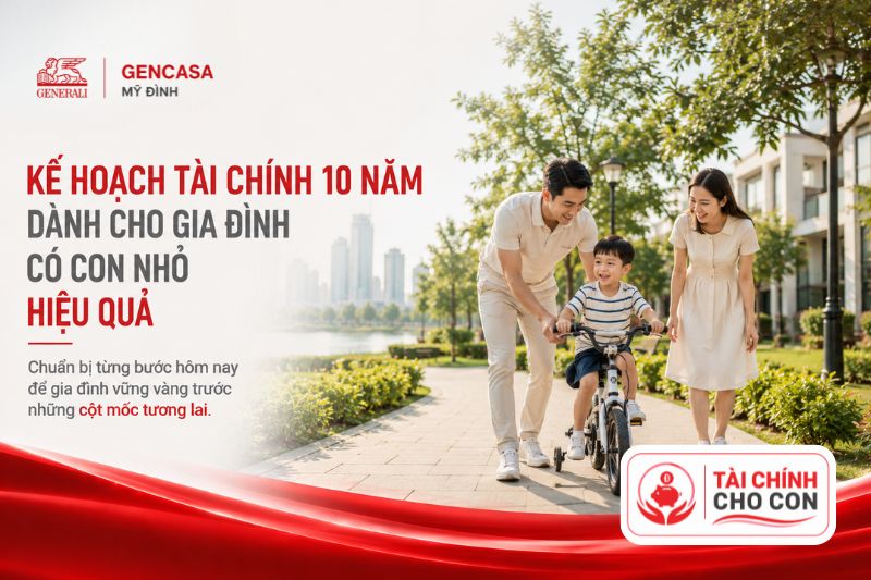 Kế Hoạch Tài Chính 10 Năm Dành Cho Gia Đình Có Con Nhỏ Hiệu Quả