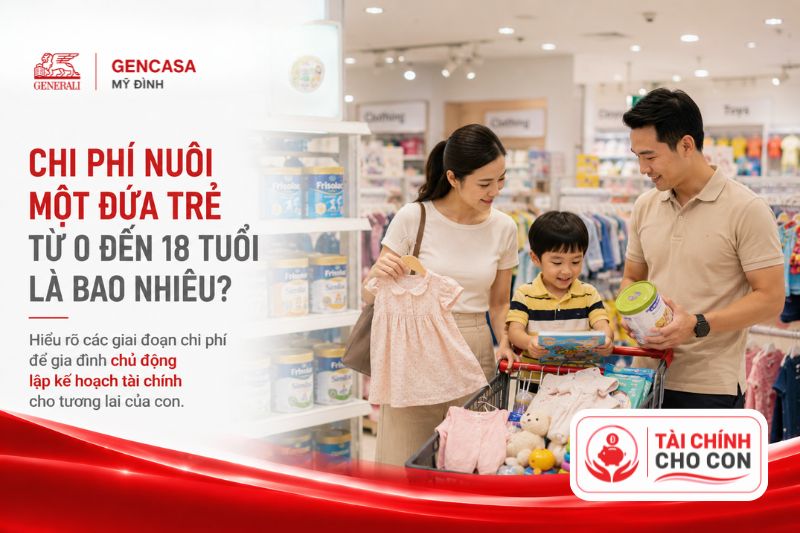Chi Phí Nuôi Một Đứa Trẻ Từ 0 Đến 18 Tuổi Là Bao Nhiêu Năm 2026?