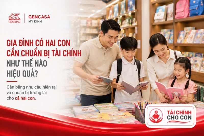 Gia Đình Có Hai Con Cần Chuẩn Bị Tài Chính Như Thế Nào Hiệu Quả?