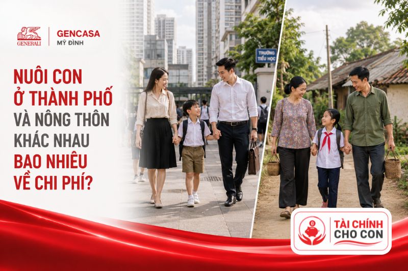 Nuôi Con Ở Thành Phố Và Nông Thôn Khác Nhau Bao Nhiêu Về Chi Phí?