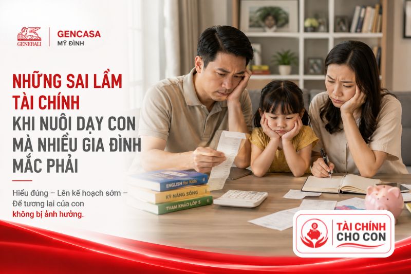 Những Sai Lầm Tài Chính Khi Nuôi Dạy Con Mà Nhiều Gia Đình Mắc Phải