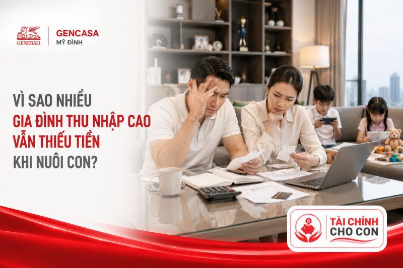 Vì Sao Nhiều Gia Đình Thu Nhập Cao Vẫn Thiếu Tiền Khi Nuôi Con?
