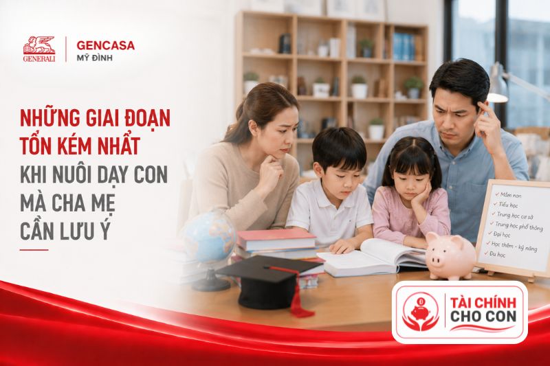 Những Giai Đoạn Tốn Kém Nhất Khi Nuôi Dạy Con Mà Cha Mẹ Cần Lưu Ý