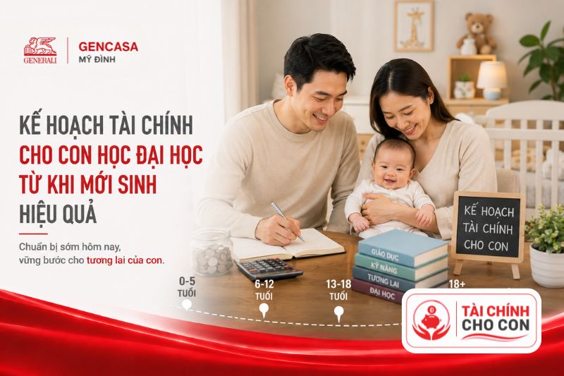 Kế Hoạch Tài Chính Cho Con Học Đại Học Từ Khi Mới Sinh Hiệu Quả