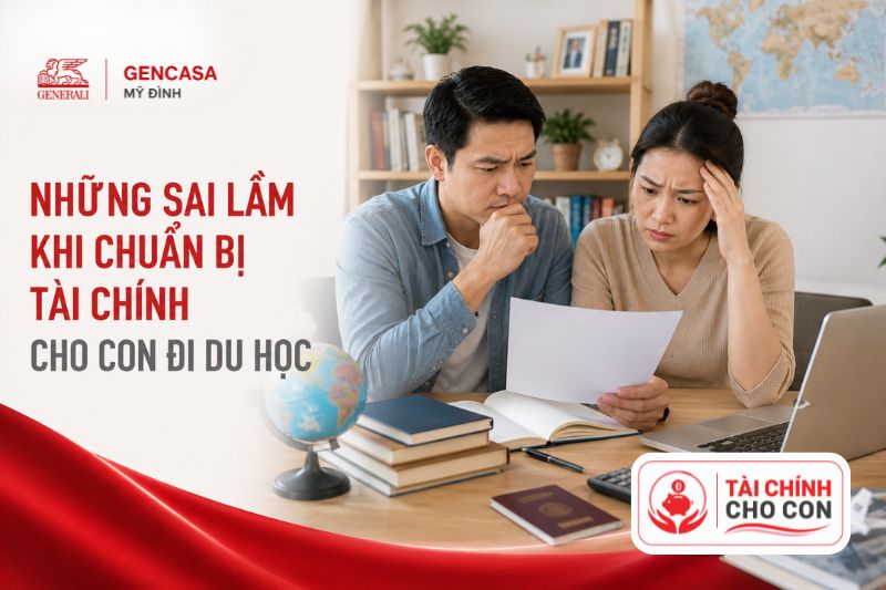 Những Sai Lầm Khi Chuẩn Bị Tài Chính Cho Con Đi Du Học Năm 2026