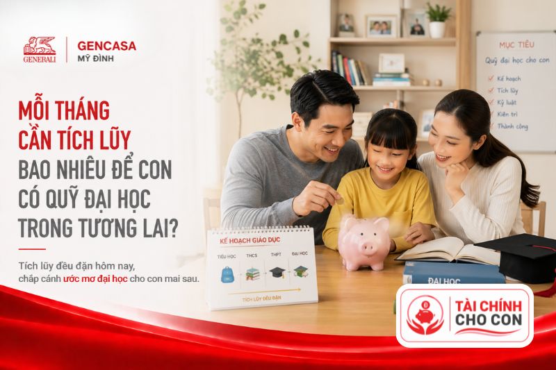 Mỗi Tháng Cần Tích Lũy Bao Nhiêu Để Con Có Quỹ Đại Học Trong Tương Lai?