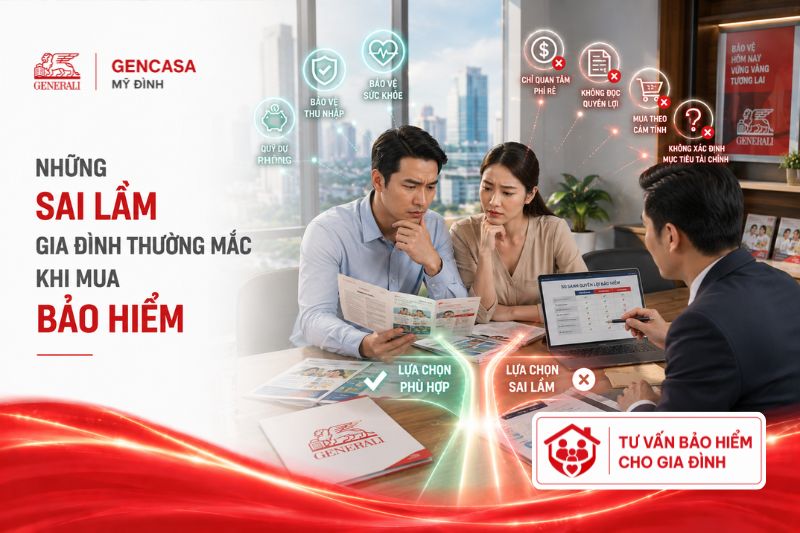Những Sai Lầm Gia Đình Thường Mắc Khi Mua Bảo Hiểm