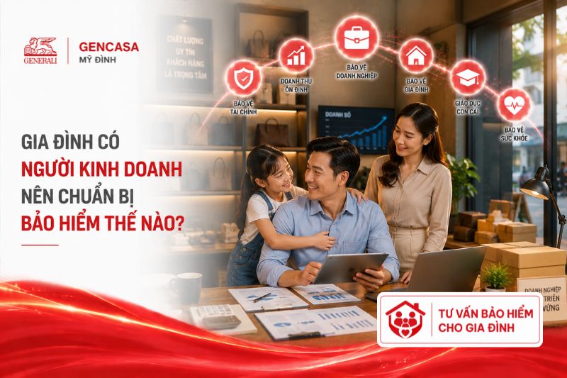 Gia Đình Có Người Kinh Doanh Nên Chuẩn Bị Bảo Hiểm Thế Nào?