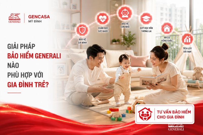 Giải Pháp Bảo Hiểm Generali Nào Phù Hợp Với Gia Đình Trẻ?