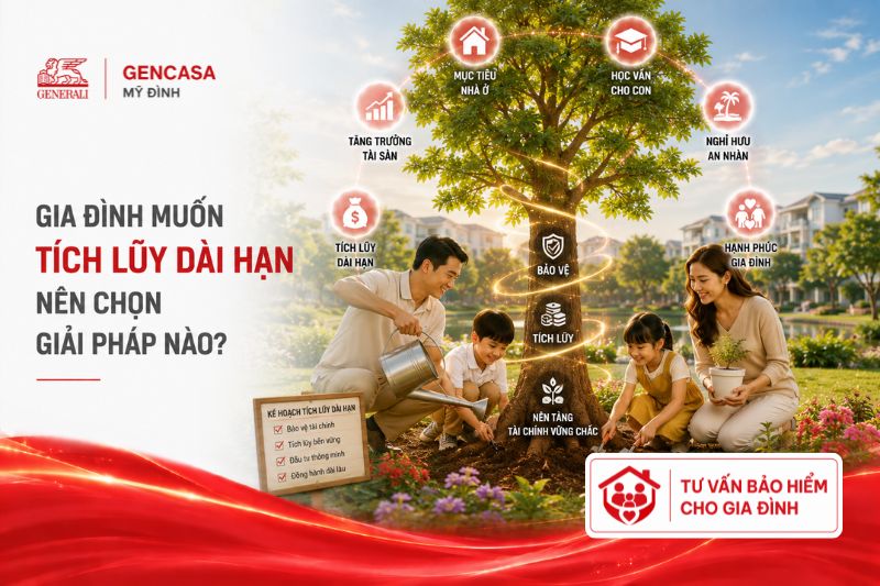 Gia Đình Muốn Tích Lũy Dài Hạn Nên Chọn Giải Pháp Nào?