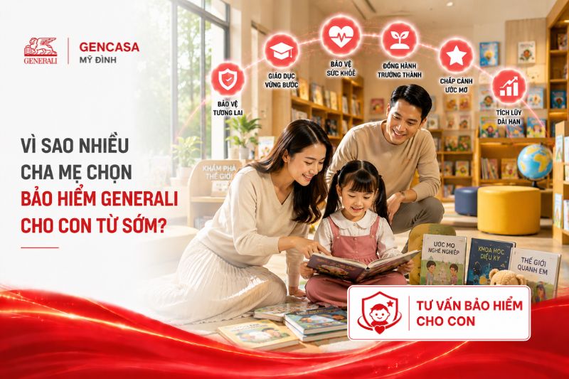 Vì Sao Nhiều Cha Mẹ Chọn Bảo Hiểm Generali Cho Con Từ Sớm?