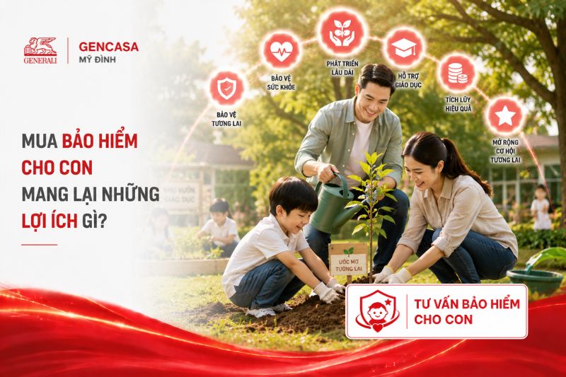 Mua Bảo Hiểm Cho Con Mang Lại Những Lợi Ích Gì?