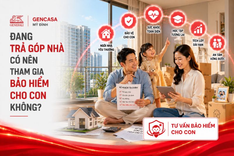 Đang Trả Góp Nhà Có Nên Tham Gia Bảo Hiểm Cho Con Không?