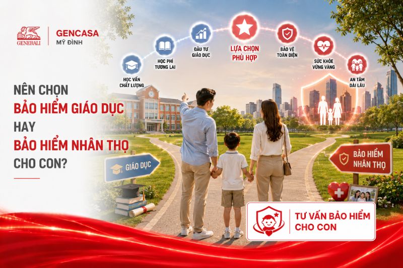 Nên Chọn Bảo Hiểm Giáo Dục Hay Bảo Hiểm Nhân Thọ Cho Con?