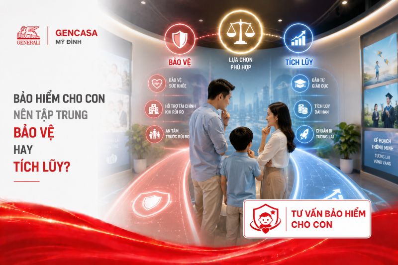 Bảo Hiểm Cho Con Nên Tập Trung Bảo Vệ Hay Tích Lũy?