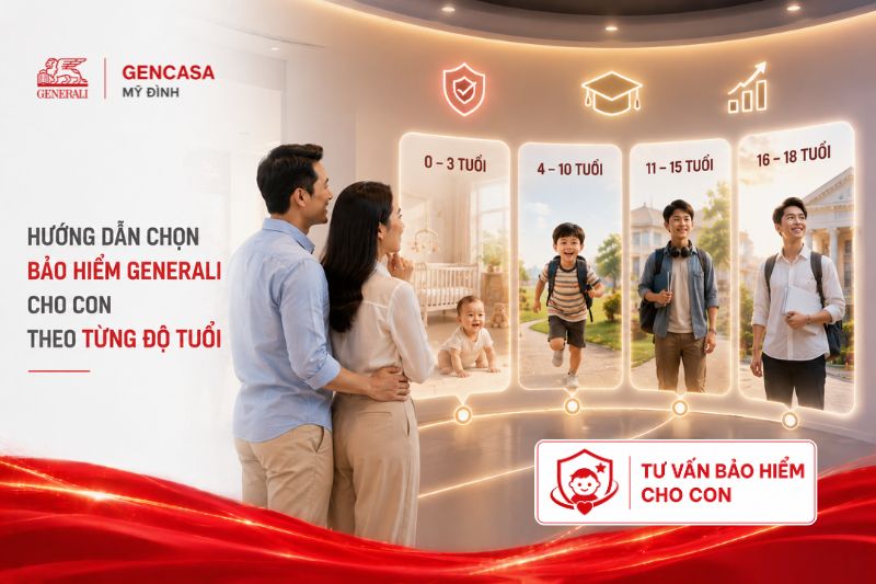 Hướng Dẫn Chọn Bảo Hiểm Generali Cho Con Theo Từng Độ Tuổi